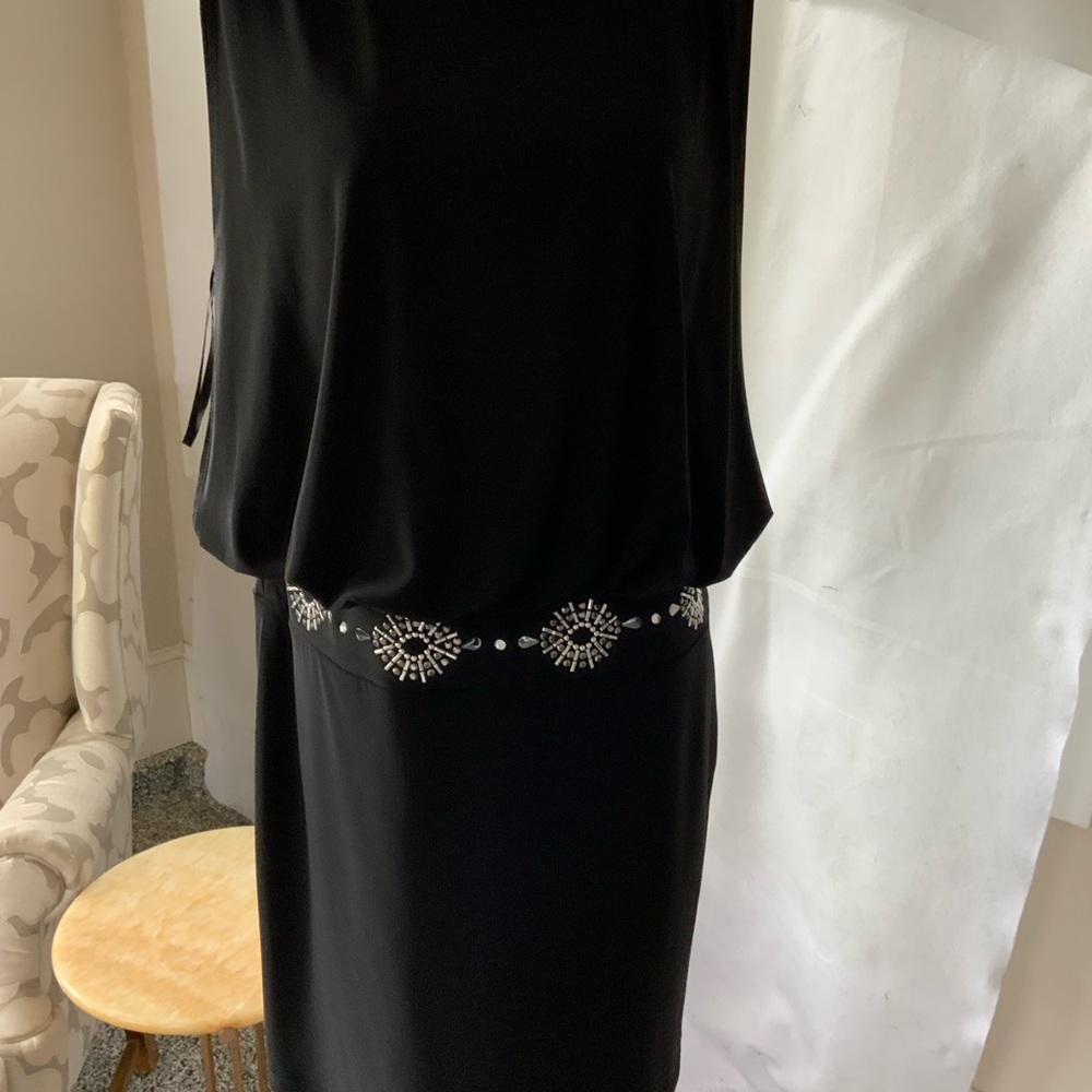 Black cocktail dress